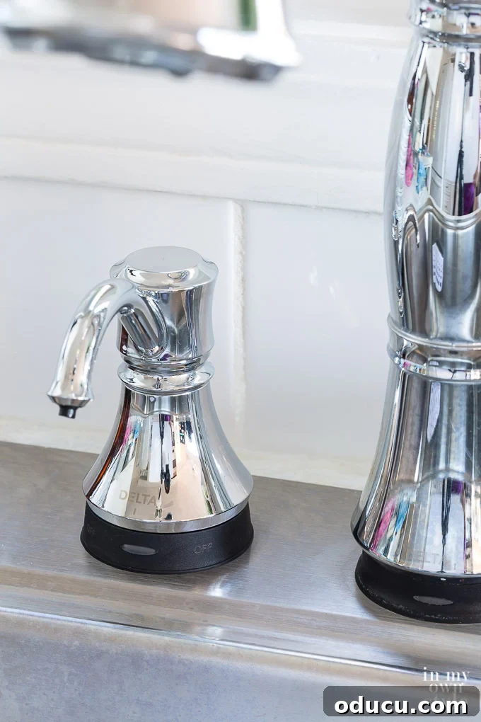 Kitchen Faucet Upgrade Made Simple 12 Modern kitchen sink soap dispenser in Chrome finish