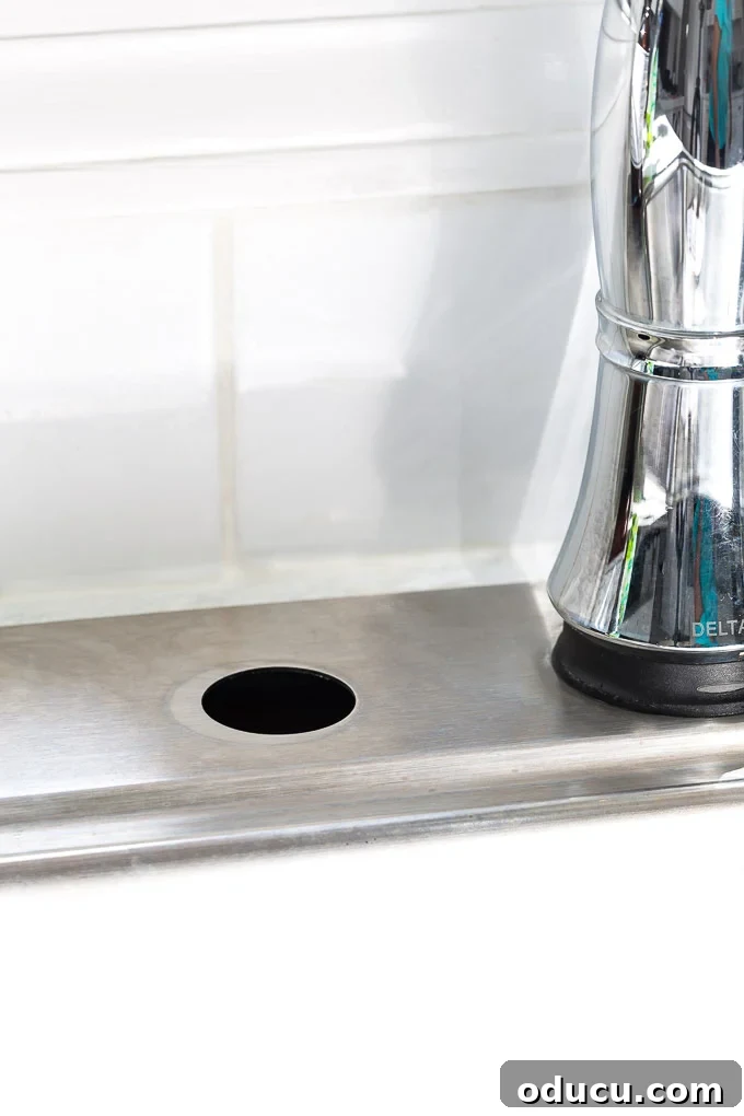 Kitchen Faucet Upgrade Made Simple 4 Solutions for covering redundant sink holes with a single-stem faucet