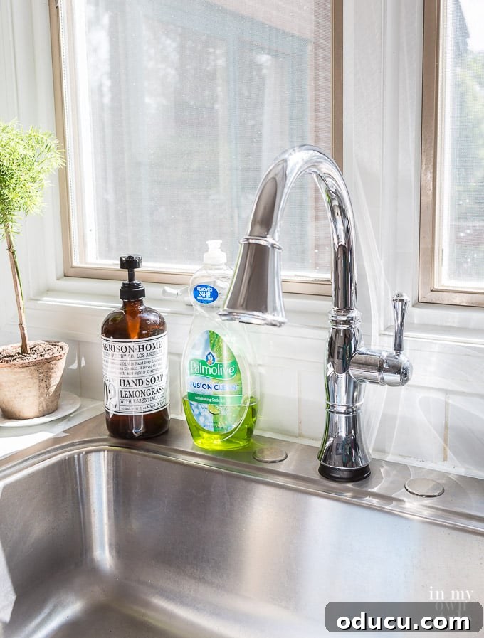 Kitchen Faucet Upgrade Made Simple 6 Under-sink kitchen soap dispenser installation guide