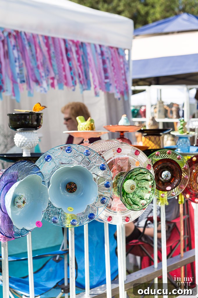 Rustic Riches: A French Flea Market Chronicle 12 Repurposing ideas using dishes and bowls displayed at the flea market
