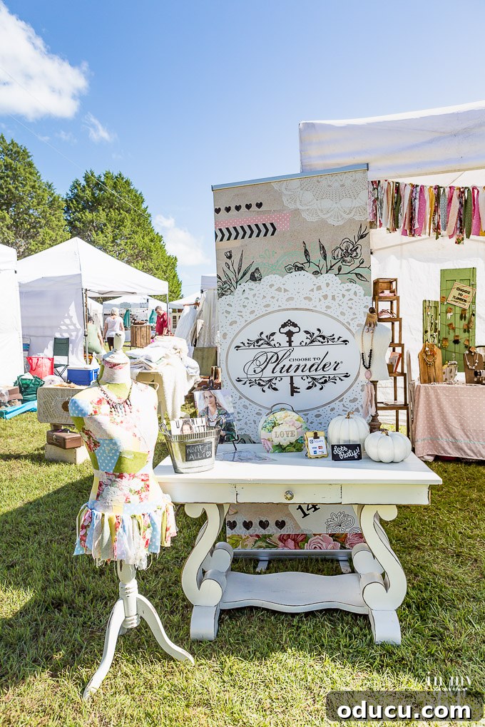 Rustic Riches: A French Flea Market Chronicle 13 Plunder jewelry display at the French Country Flea Market