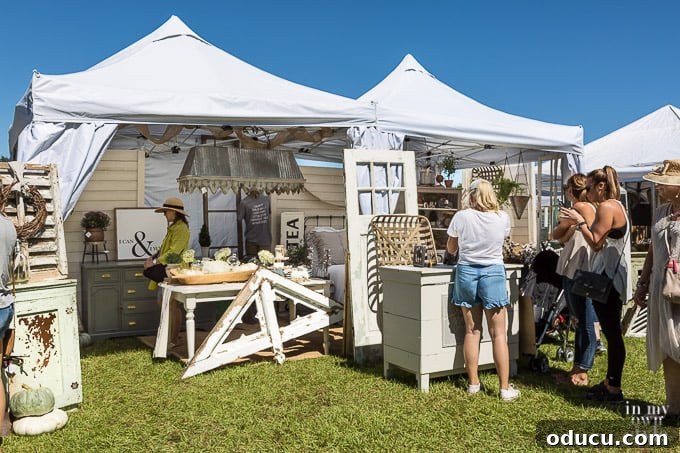 Rustic Riches: A French Flea Market Chronicle 15 Rose and Grace Market tent at the French Country Flea Market featuring home decor