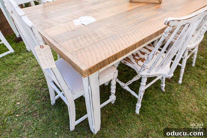 Rustic Riches: A French Flea Market Chronicle 39 Leaving the French Country Flea Market after a day of exploration