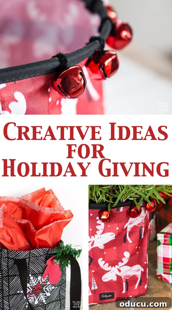 Holiday Gifting Reimagined 12 Christmas gift giving ideas and pretty holiday gift wrapping ideas.