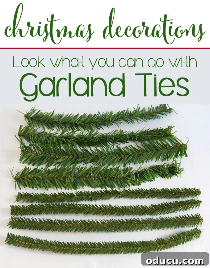 Craft Your Own Christmas Magic 18 Budget-friendly Christmas decorating ideas using garland ties