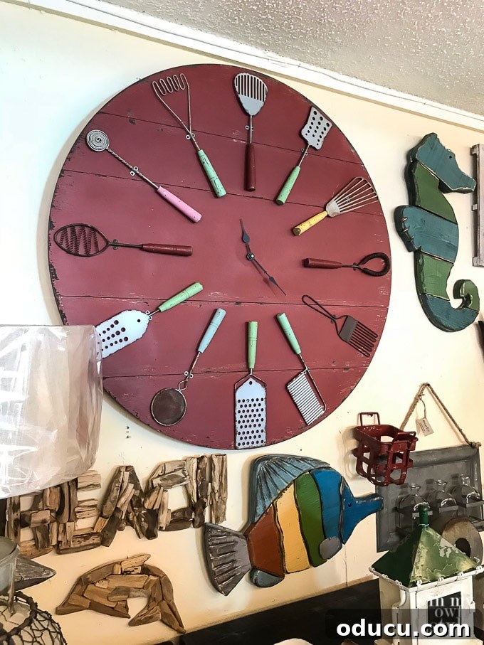 Panama City Beach Decor: Uncovering Coastal Gems 12 Repurposing ideas to decorate a home with vintage kitchen tools