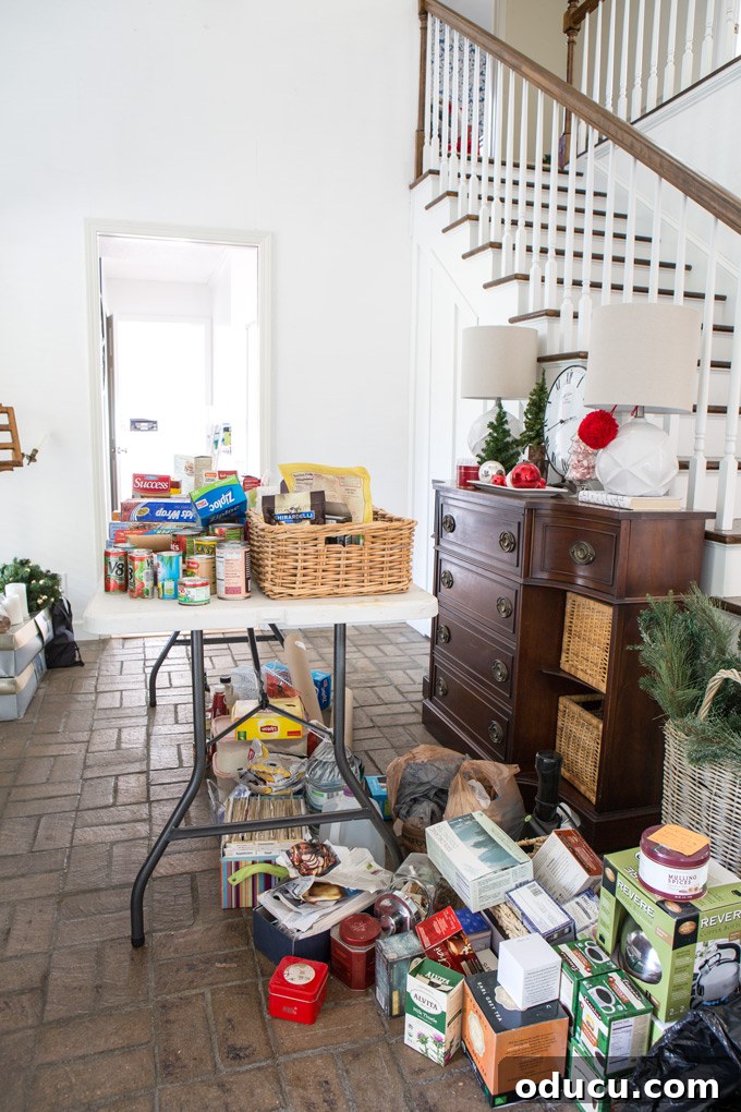 Panama City Beach Decor: Uncovering Coastal Gems 29 A DIY Decorating blogger's reality - Christmas decorating in progress with a pantry makeover