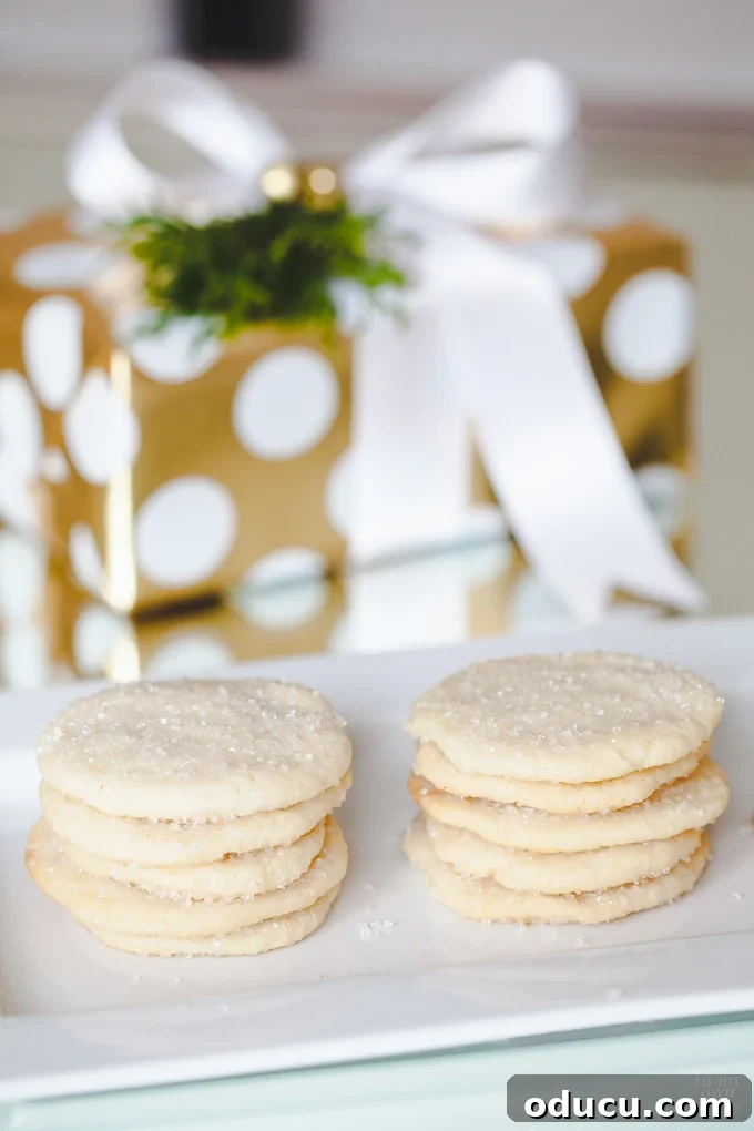 Festive Folds and Finishing Touches 7 Chinese Almond Cookie Recipe, perfect for Christmas gift giving because they bake up flat and stack well in gift boxes
