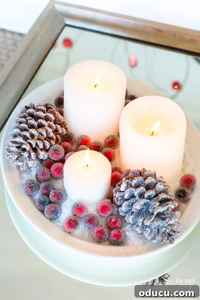 Christmas decorating ideas for coffee tables.