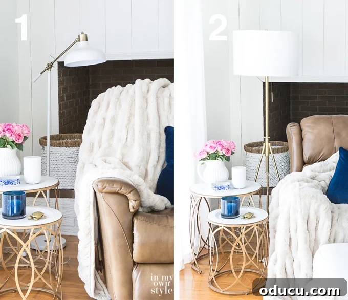 Mastering Ambiance A Decorator's Guide to Perfect Lighting 3 Two different styles of floor lamps