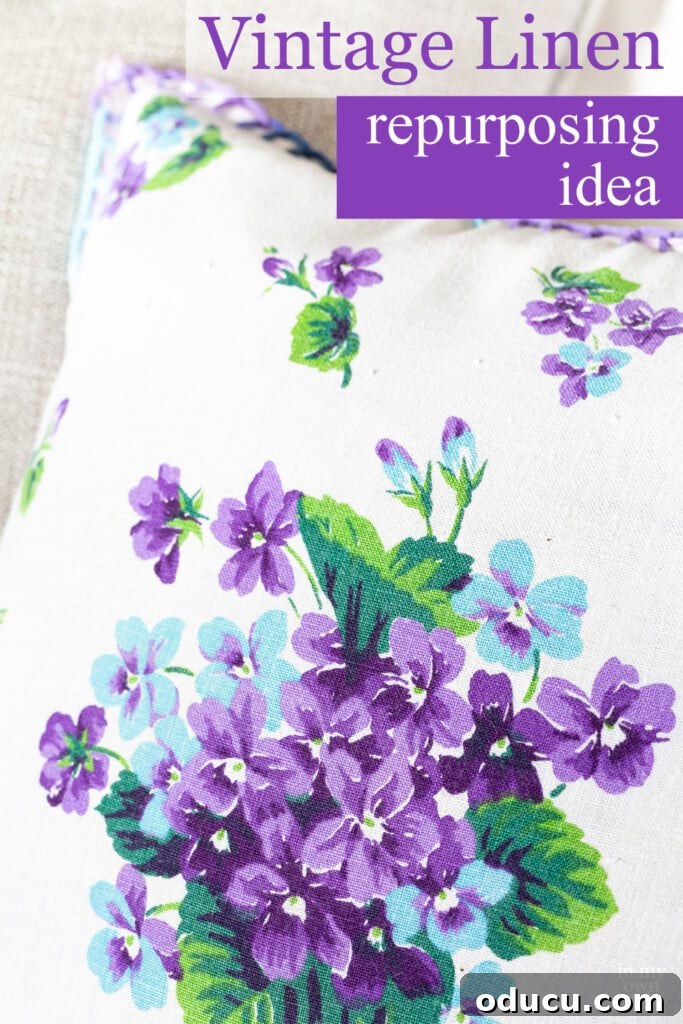 Turn Cloth Napkins into Unique Throw Pillow Covers 18 A creative display of vintage linen repurposing ideas, featuring various uses for old cloth napkins beyond the dining table, inspiring unique home decoration and craft projects.