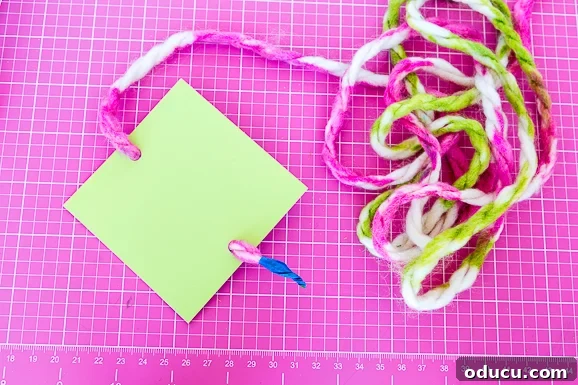 Palette Chip Portal Curtain 9 how to make a paint chip curtain tutorial