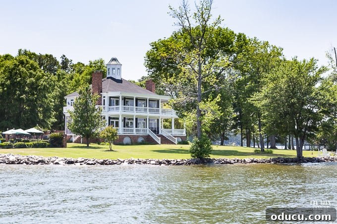 Idyllic Lakefront Retreats 11 The Plantation House - Grand Estate Architecture on Lake Murray Shores