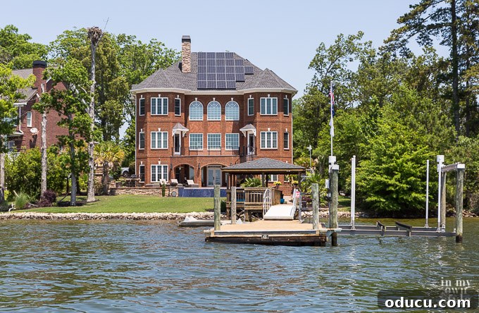Idyllic Lakefront Retreats 26 Diverse Lake Murray Architecture - Classic Red Brick Waterfront Homes