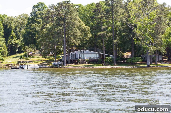 Idyllic Lakefront Retreats 28 Secluded Lake Murray Cottages - Homes Nestled Among Mature Trees