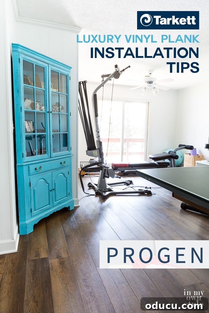 Tarkett ProGen Luxury Vinyl Plank Flooring Installation Tips and Guide