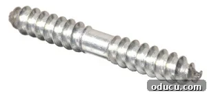 Build a Stunning Stacked Donut Wedding Centerpiece 8 Close-up of a dowel screw