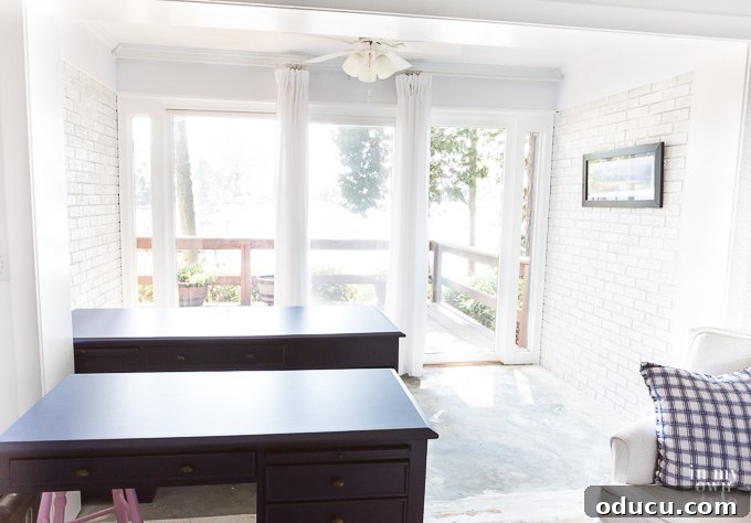 Fun Free Home Hacks 4 Sliding glass door in bedroom with drapes pushed back