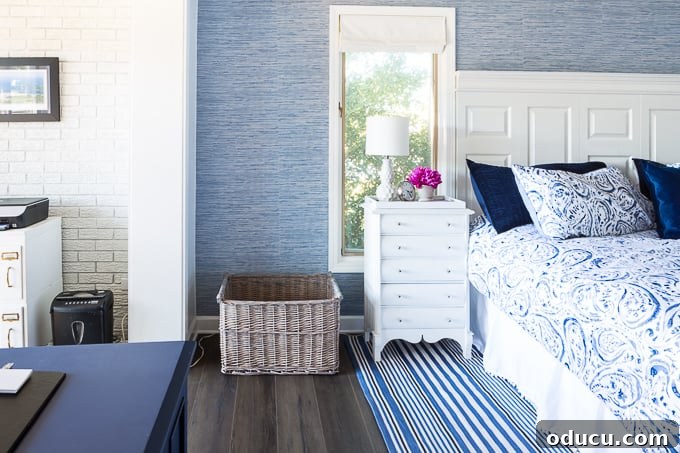 Bedroom Refresh Wallpapered Accent Wall 8 img 49911 7
