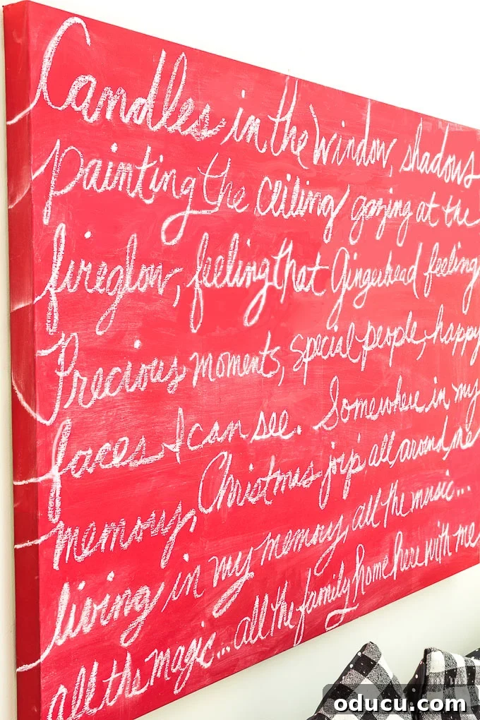 Somewhere In My Memory Song by John Williams made into Christmas wall art. DIY Christmas song lyric art featuring 'Somewhere In My Memory' from Home Alone, inspiring a nostalgic holiday ambiance.