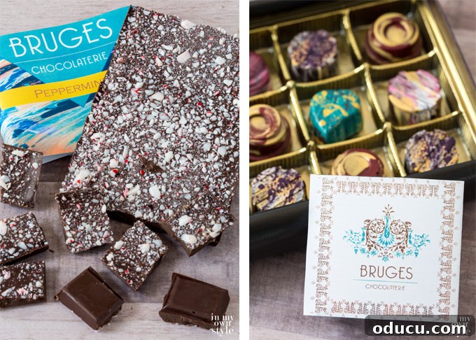 Trend Spotting & DIY Crafting 3 An array of beautifully packaged artisan chocolates from Bruges Chocolaterie, perfect for family, friends, and corporate gifting