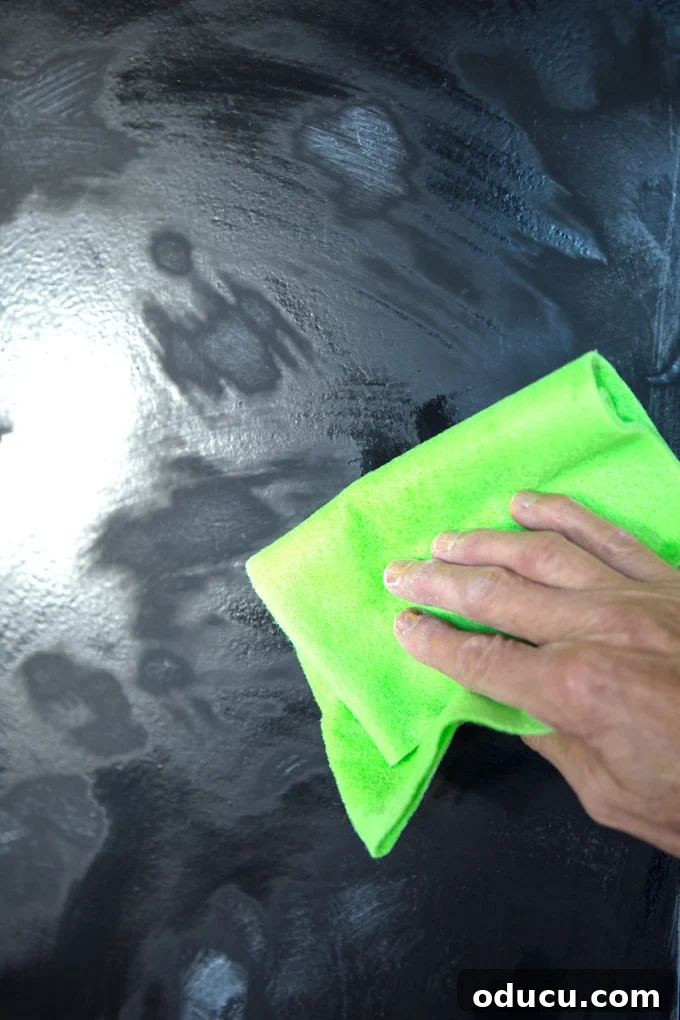 Maintaining Your Chalkboard: How to Clean the Surface Detailed instructions on how to effectively clean a chalkboard wall without damaging the surface.