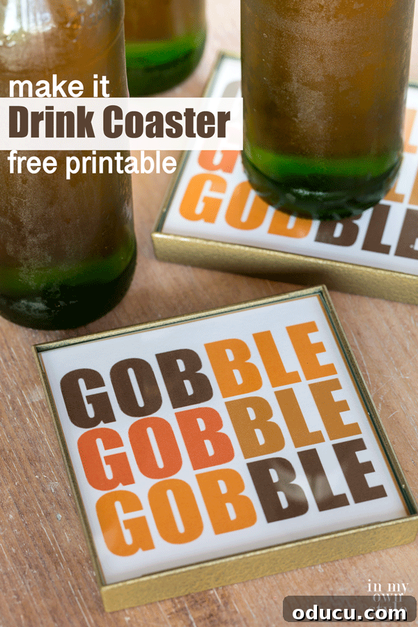 Instant Holiday Cheer: Free Printable Drink Coaster Designs 8 Thanksgiving-Coasters-to-Make-Made-From-Small-Frames