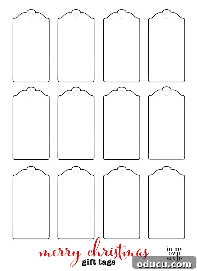 6 Brilliant Reasons to Skip Store-Bought Christmas Gift Tags 2 Free Printable Christmas Gift Tags for a Personalized Touch