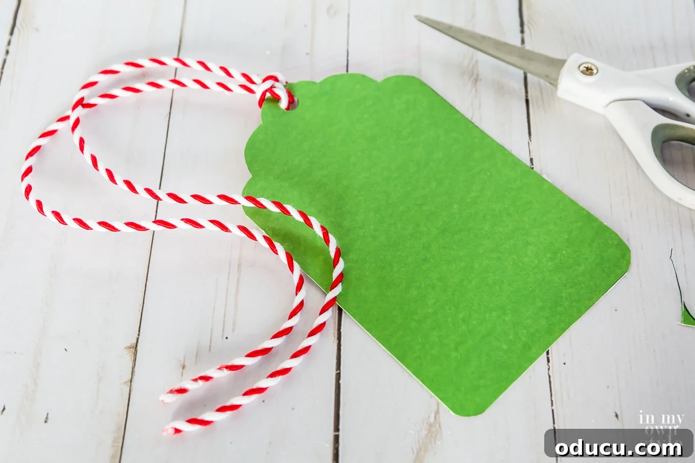 6 Brilliant Reasons to Skip Store-Bought Christmas Gift Tags 11 Handmade Gift Tag Created Using a Template
