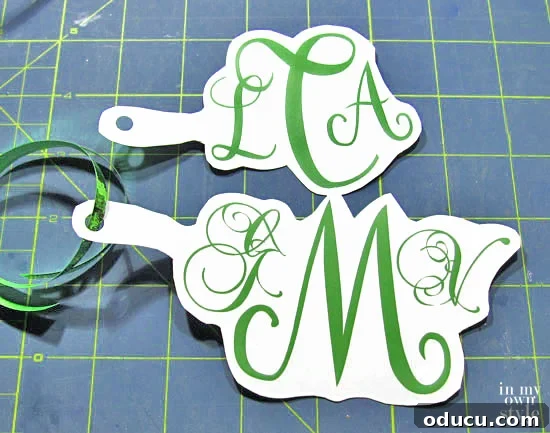 6 Brilliant Reasons to Skip Store-Bought Christmas Gift Tags 17 Monogram Gift Tags for Elegant Gift Wrapping