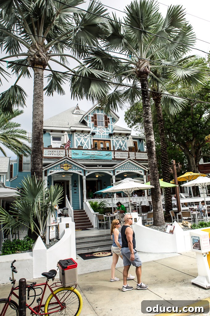 Keys Island Drive Adventure 21 Hard Rock Cafe building in Key West, Florida