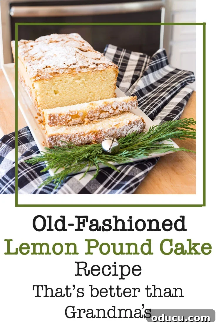 The Quintessential Old-Fashioned Lemon Pound Cake 7 Old Fashioned lemon pound cake on white tray