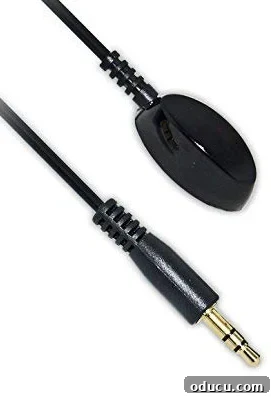 close up image of an infrared receiver