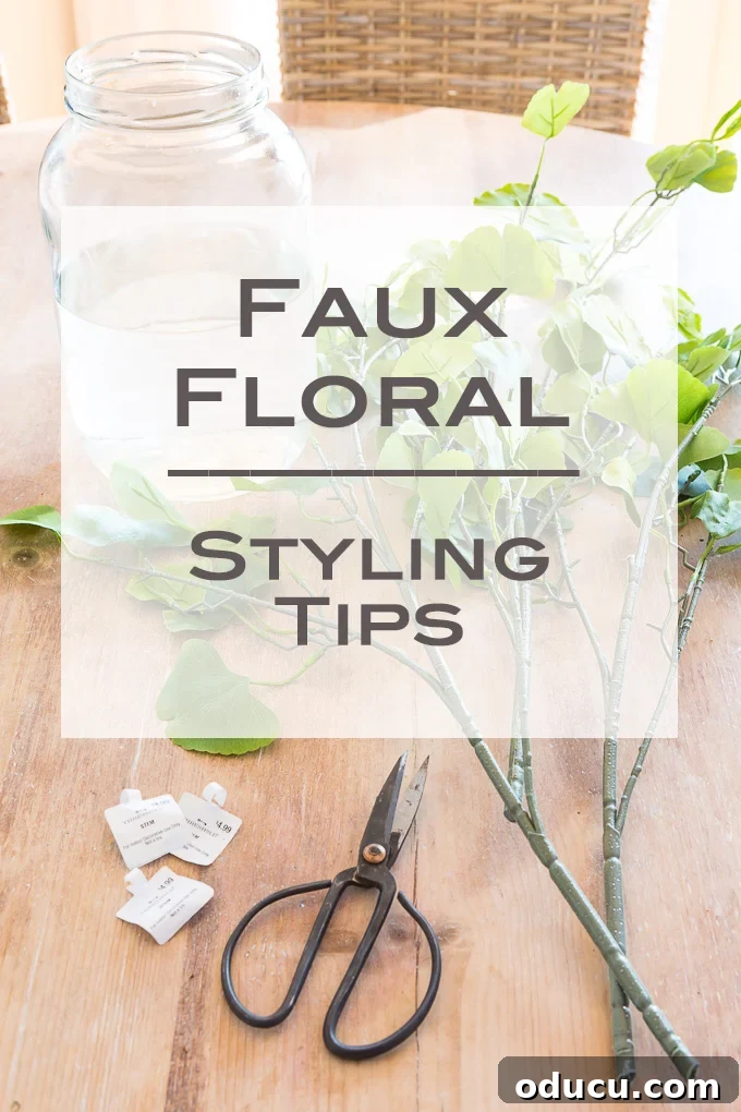 How-to-arrange-fake-flowers-in-a-modern-way