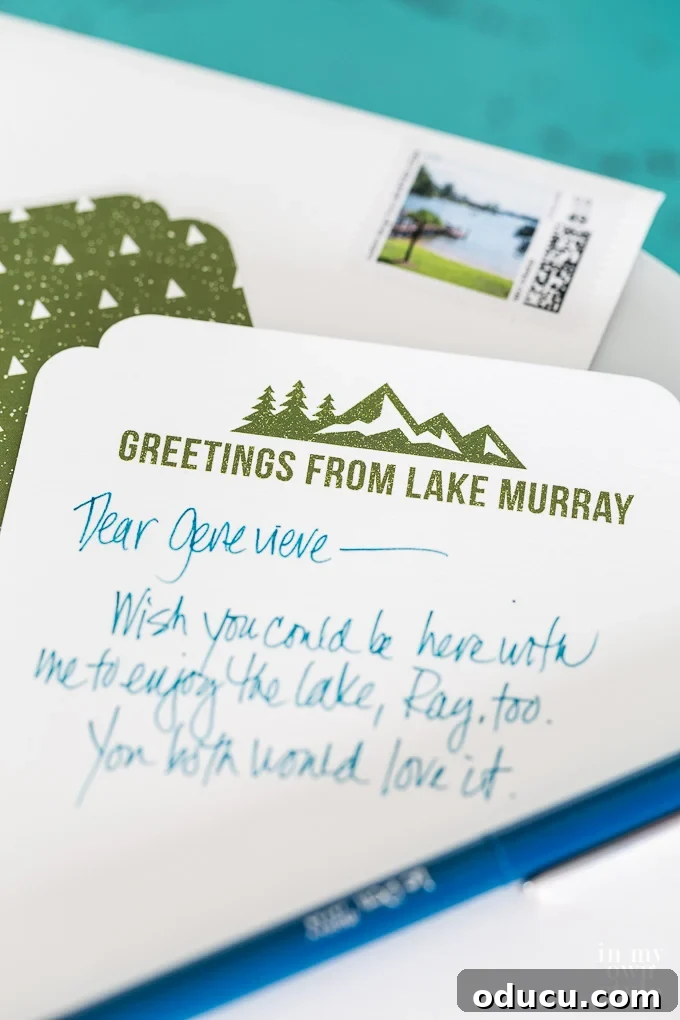 Guest Room Glow-Up: Big Color, Small Spend 12 Customized notecards for guests to use with the name of your house on them