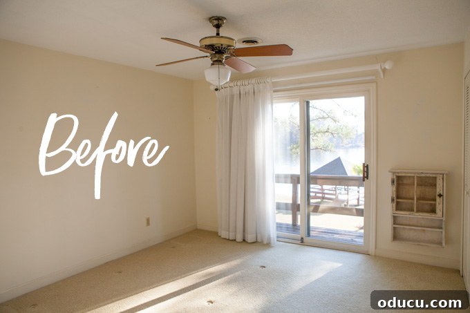 Guest Room Glow-Up: Big Color, Small Spend 3 bedroom-makeover-before