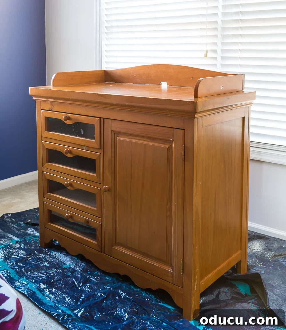 second hand makeover baby changing table using Country Chic Paint second hand makeover baby changing table using Country Chic Paint