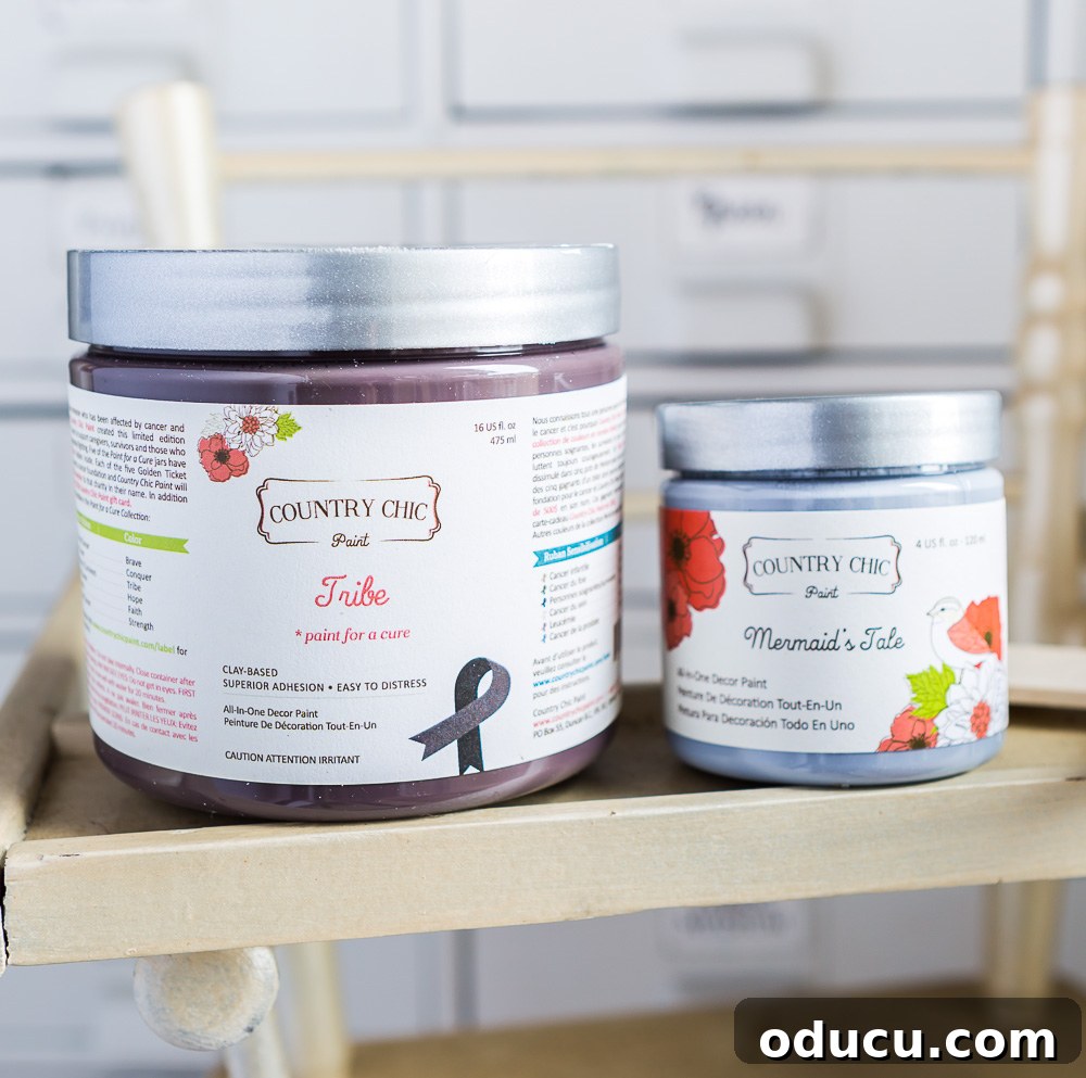 From Discarded to Dazzling: My Ultimate Furniture Upcycle 9 Country Chic paints