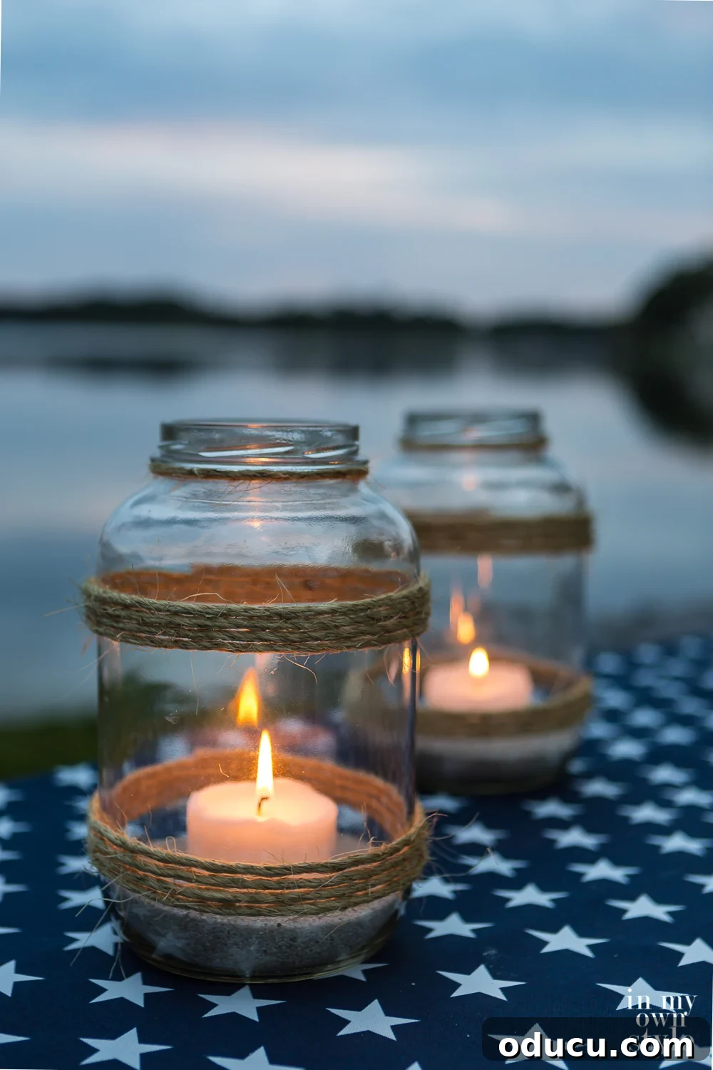 Craft a Stunning Oversized Glass Candle Lantern 5 Homemade candle lantern idea that is customizable to fit any decor style, made from repurposed materials.