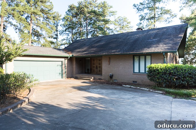 From Faded to Flawless: Exterior Home Painting 2 House Exterior Before getting painted