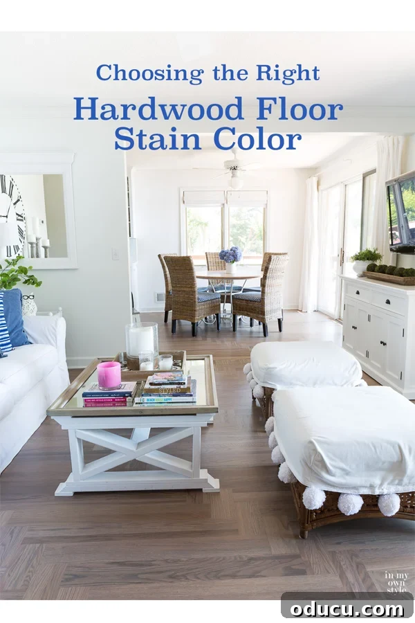 Hardwood Floor Revival: A New Beginning 12 Living Room with Grey stained hardwood floor