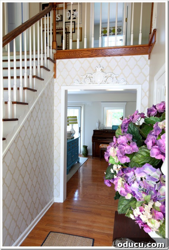 One Wall, Big Impact 10 How to stencil a wall using an all-over stencil design