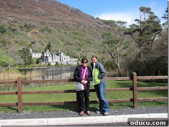Ireland-Kylemore-Abbey-Dian The majestic Kylemore Abbey reflected in the serene waters of Kylemore Lough