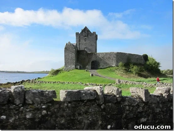 Ireland-Castles An ancient Irish castle standing proudly amidst the lush green landscape