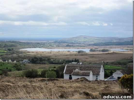 Ireland-Cottage-view Panoramic view from the cottage, showcasing the lush Connemara landscape