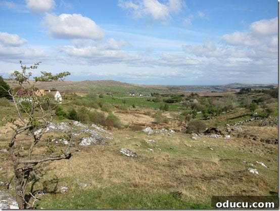 Ireland-view-from-our-cotta Idyllic view from our Connemara cottage window, overlooking the tranquil scenery