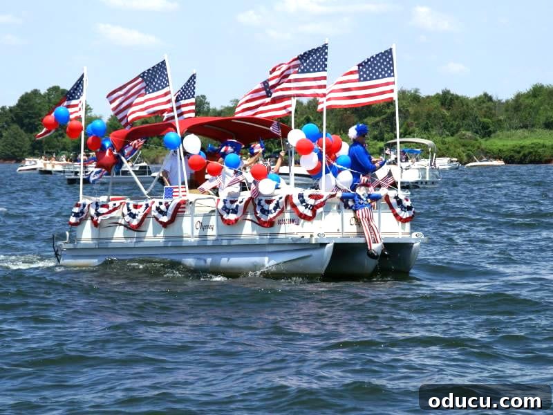 The Undeniable Magic of Living on Lake Murray in SC 12 Fourth of July celebrations on Lake Murray, showcasing patriotic spirit