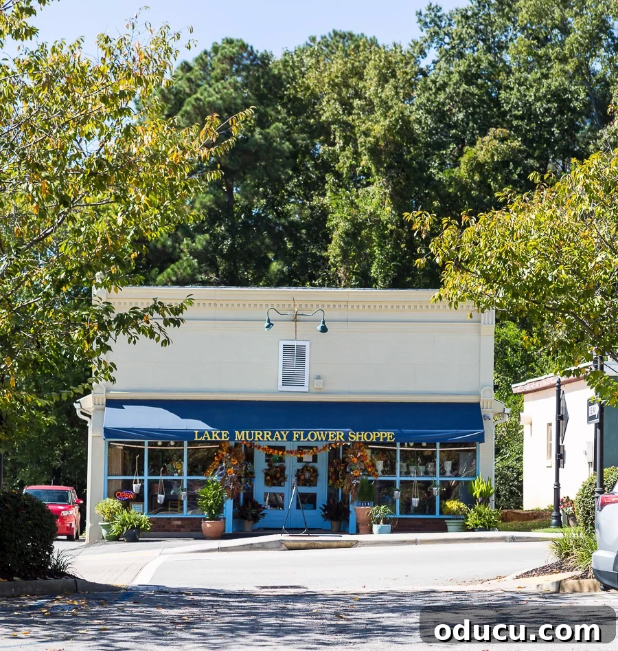 The Undeniable Magic of Living on Lake Murray in SC 18 Lake Murray Flower Shoppe, a charming local business
