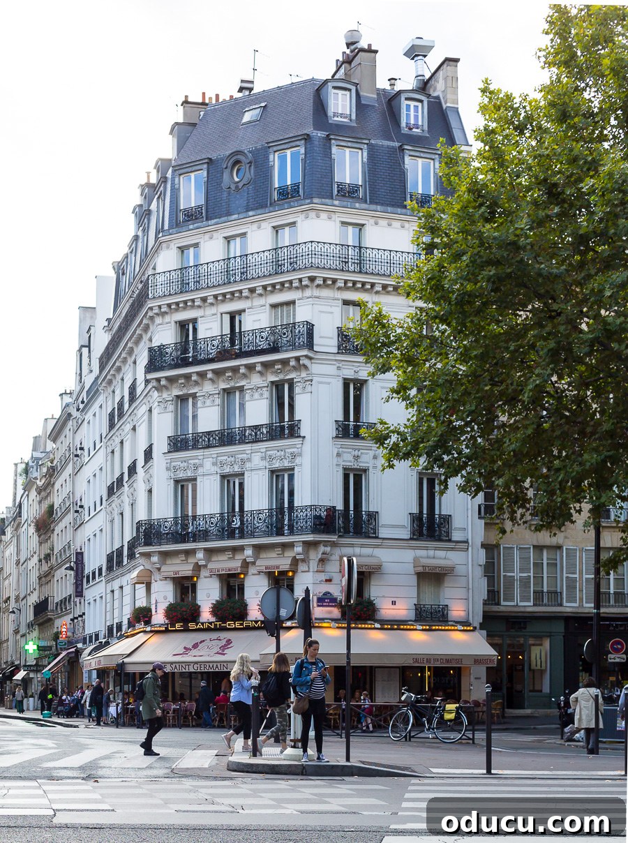 Discovering Paris on Foot 26 A Paris Street corner