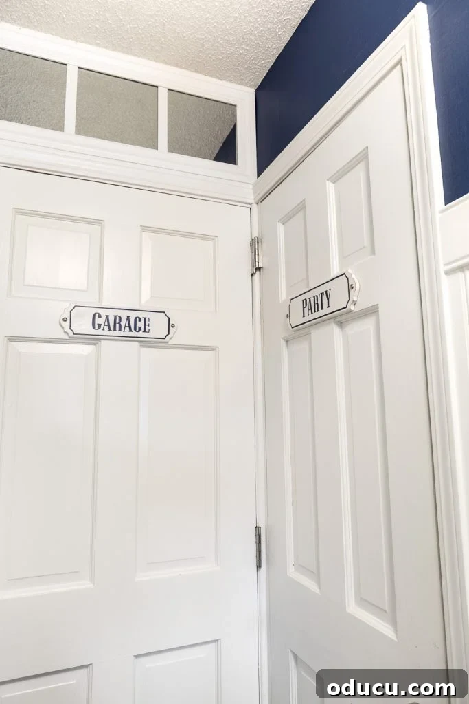 Why Primer Is Essential For Painting Over Stained Paint 2 Hall closet used to hold entertaining items like paper plates, liquor, and more, after makeover.